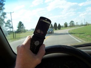 Cell Phone Texting While Driving, Source Wikipedia